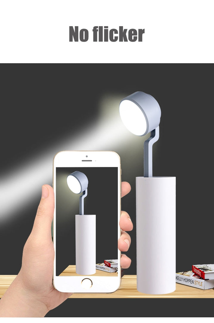 LED Mini Rechargeable Power Bank Schreibtischlampe