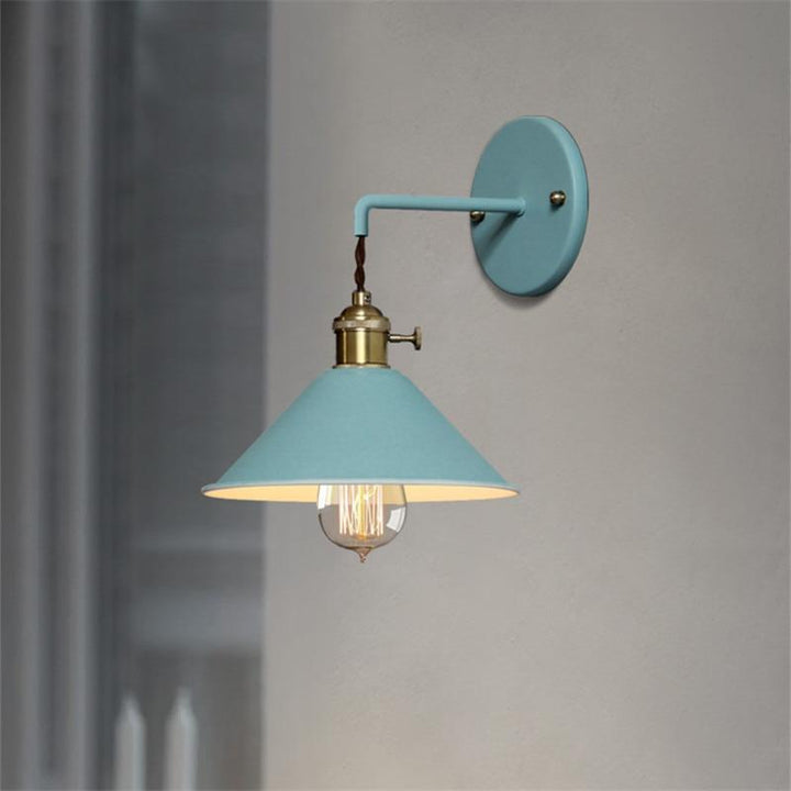 Farbenfrohe Vintage Wandleuchten