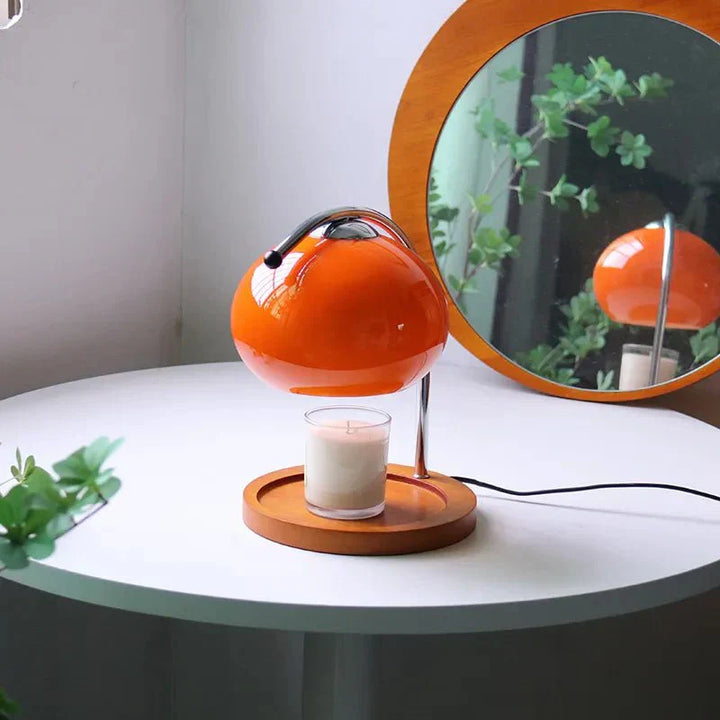 Glas Tischlampe im Retro-Stil mit Ständer
