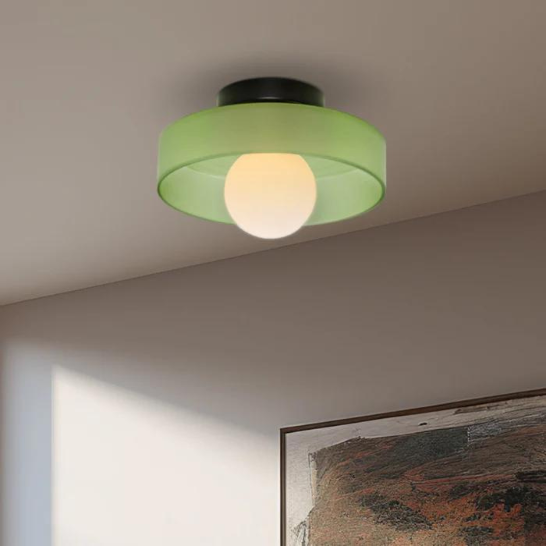 Runde Deckenleuchte mit stilvoller Funktionalität - LumiSphere