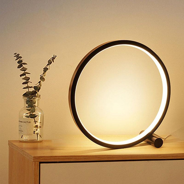 Runde Traumleuchte – Moderne runde LED-Schreibtischlampe