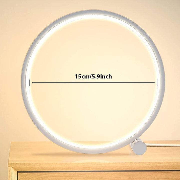 Runde Traumleuchte – Moderne runde LED-Schreibtischlampe
