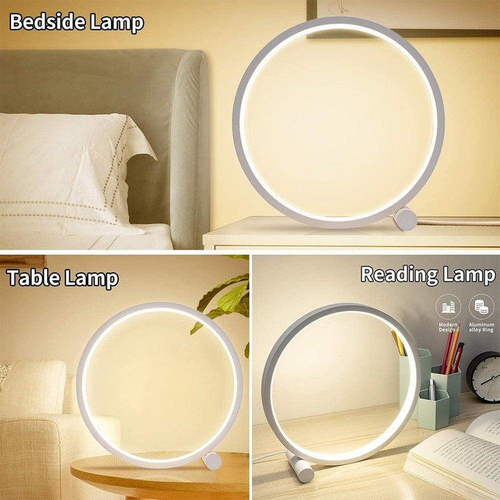 Runde Traumleuchte – Moderne runde LED-Schreibtischlampe