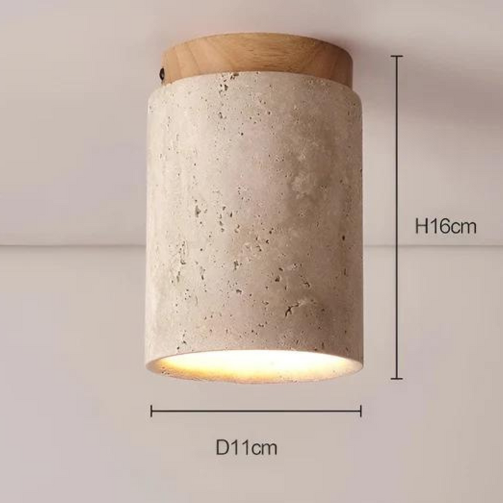 Trendige Runde Japanische Stil Deckenlampe - ZenLight