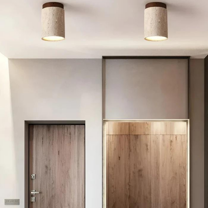 Trendige Runde Japanische Stil Deckenlampe - ZenLight