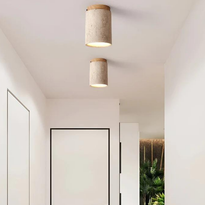 Trendige Runde Japanische Stil Deckenlampe - ZenLight