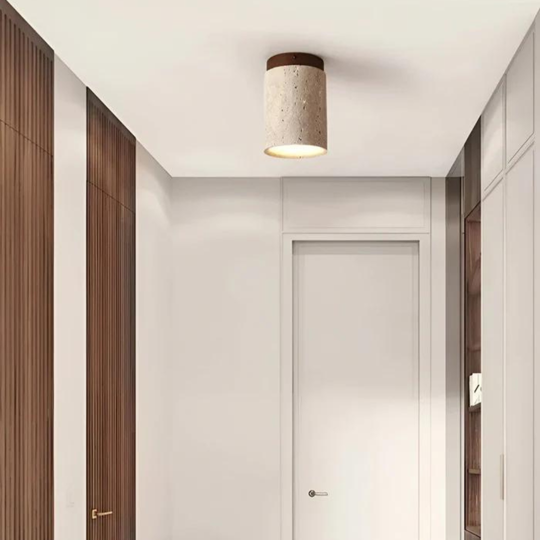 Trendige Runde Japanische Stil Deckenlampe - ZenLight