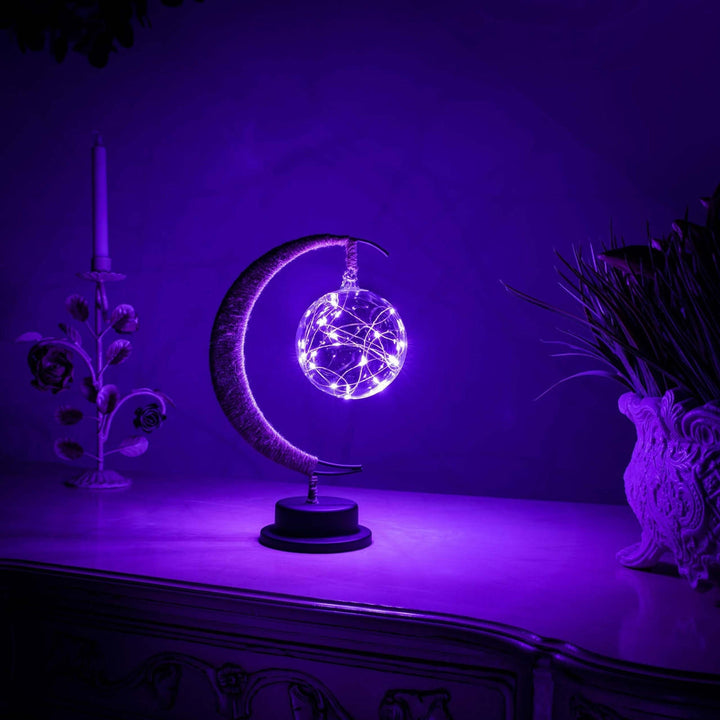 LED-Mondlampe, dekorative Tischleuchte fürs Schlafzimmer